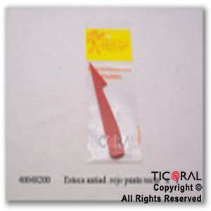 ESTECA ANTIAD ROJO PUNTA RECTA x 1
